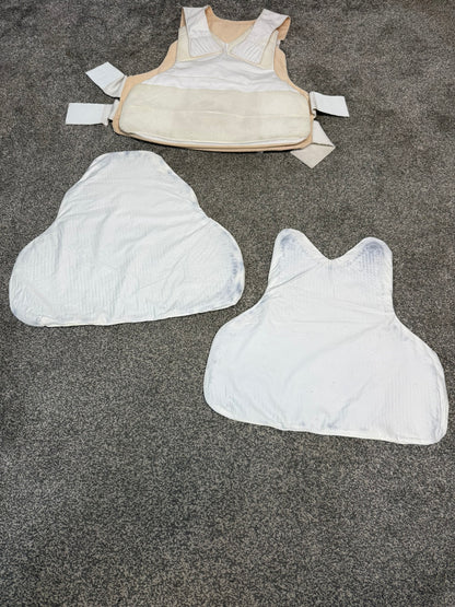 Ex Police Meggitt Covert Body Armour Stab Vest MEDIUM Anti Stab & Ballistic HG1A & KR2