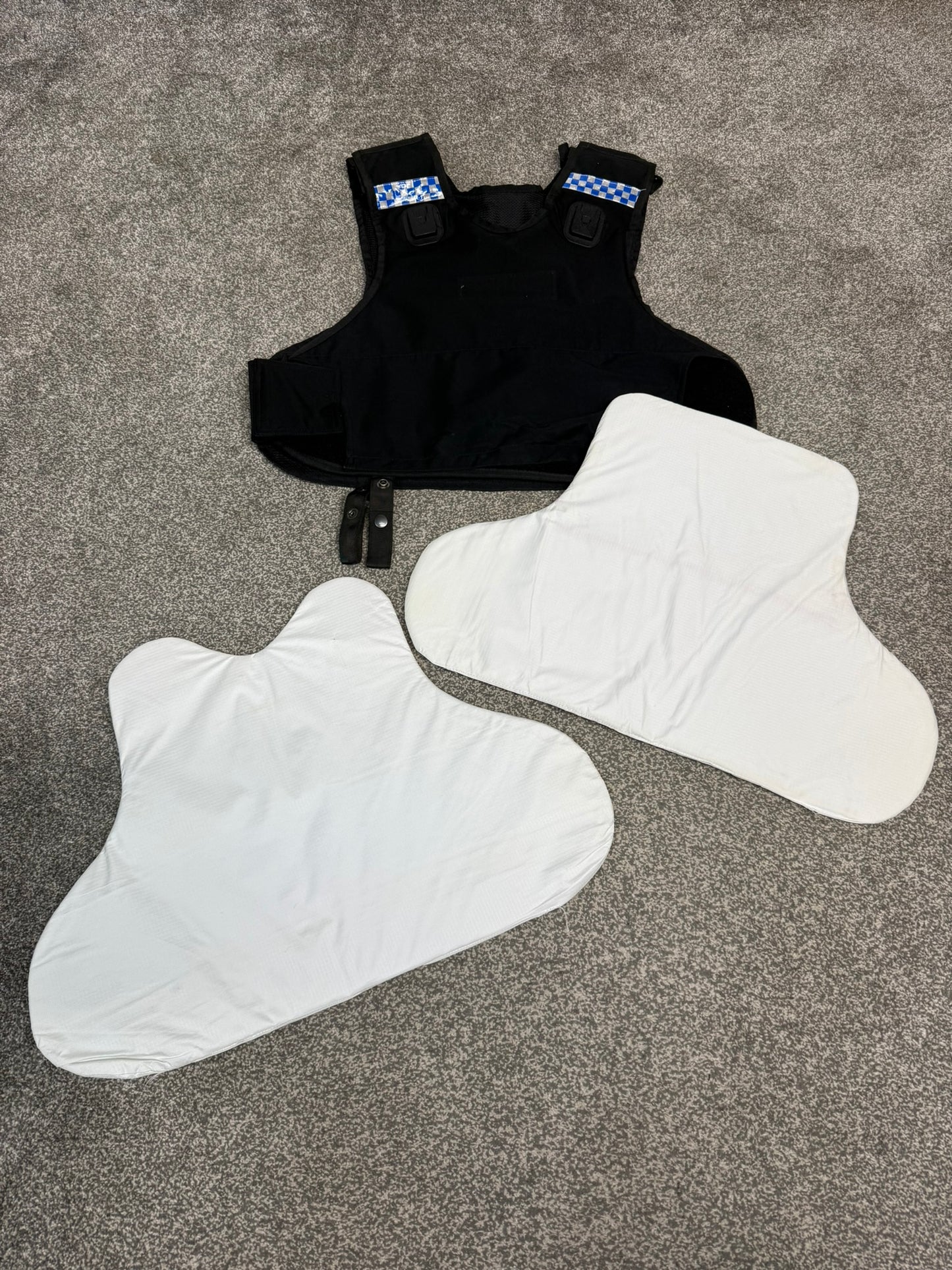 Ex Police Second Chance Body Armour Stab Vest X LARGE Anti Stab & Ballistic HG1A & KR1