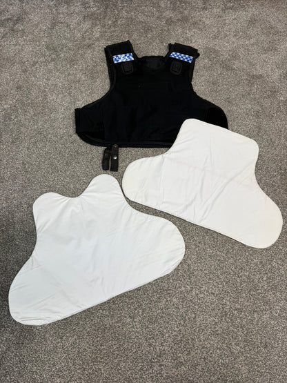 Ex Police Second Chance Body Armour Stab Vest X LARGE Anti Stab & Ballistic HG1A & KR1