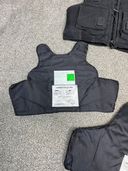 Ex Police Cooneen Body Armour Stab SMALL Vest Anti Stab & Ballistic HG1A & KR1 Security