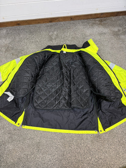 Ex PCSO Police Hi-Vis Waterproof Jacket BADGED With Klickfast & Quilted Liner