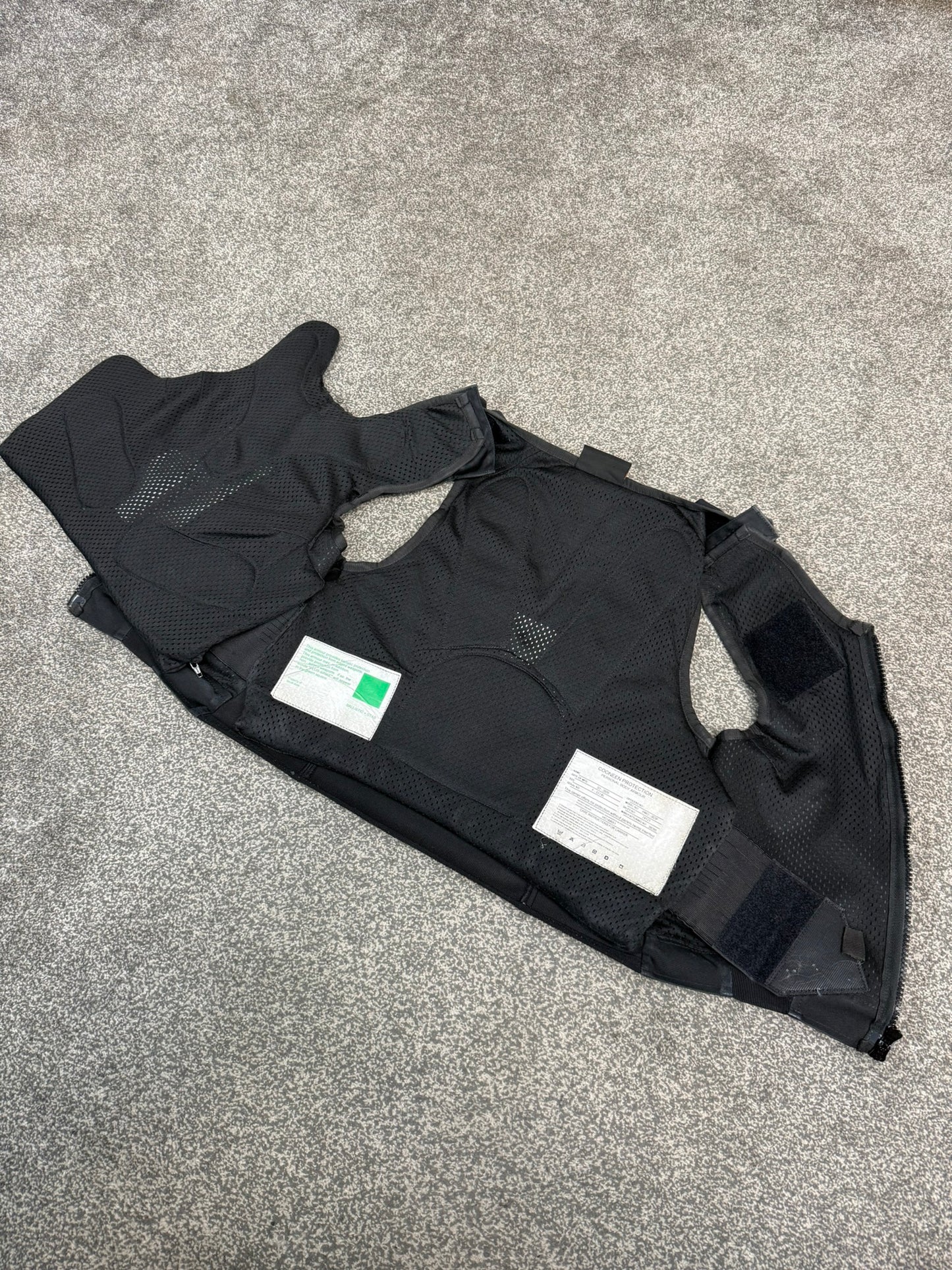 Ex Police Cooneen Body Armour Stab SMALL Vest Anti Stab & Ballistic HG1A & KR1 Security