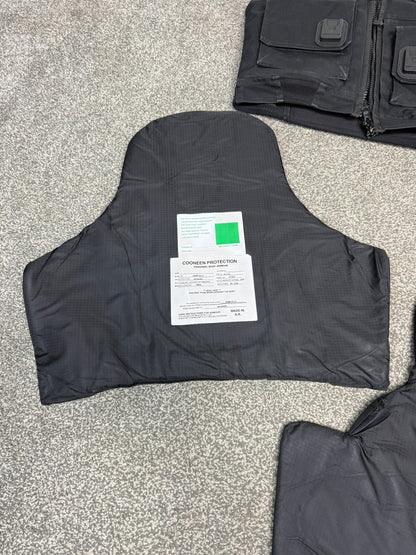Ex Police Cooneen Body Armour Stab SMALL Vest Anti Stab & Ballistic HG1A & KR1 Security