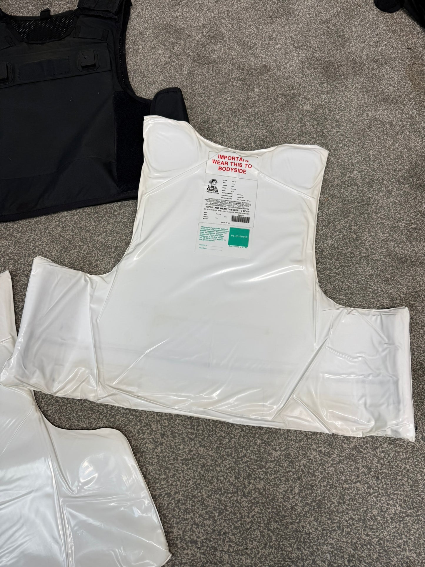 Ex Police Global Armour Body Armour Stab Vest X LARGE Anti Stab & Ballistic HG2 / KR1 / SP1 Security