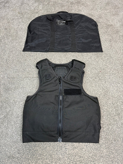 Ex Police Safariland Body Armour Stab Vest + Bag Anti Stab & Ballistic HG1A & KR1 - MEDIUM