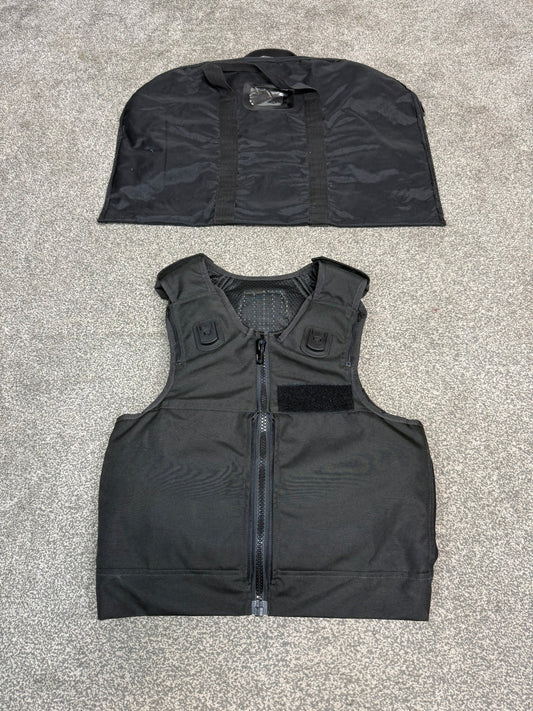Ex Police Safariland Body Armour Stab Vest + Bag Anti Stab & Ballistic HG1A & KR1 - MEDIUM