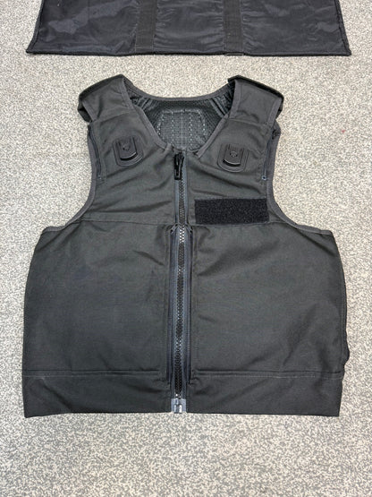 Ex Police Safariland Body Armour Stab Vest + Bag Anti Stab & Ballistic HG1A & KR1 - MEDIUM