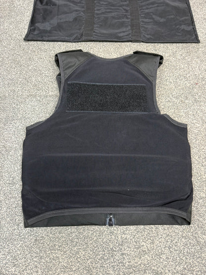 Ex Police Safariland Body Armour Stab Vest + Bag Anti Stab & Ballistic HG1A & KR1 - MEDIUM
