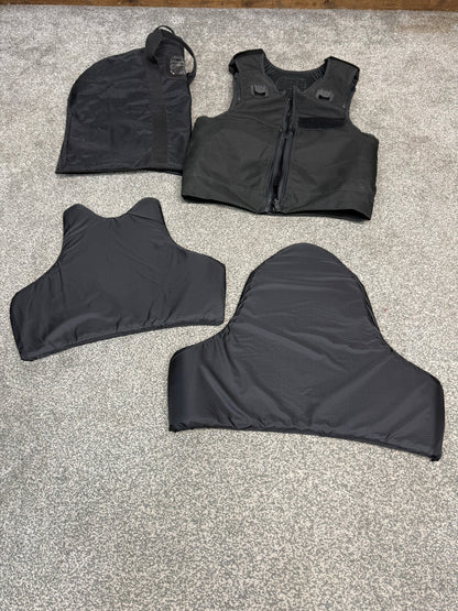 Ex Police Safariland Body Armour Stab Vest + Bag Anti Stab & Ballistic HG1A & KR1 - MEDIUM