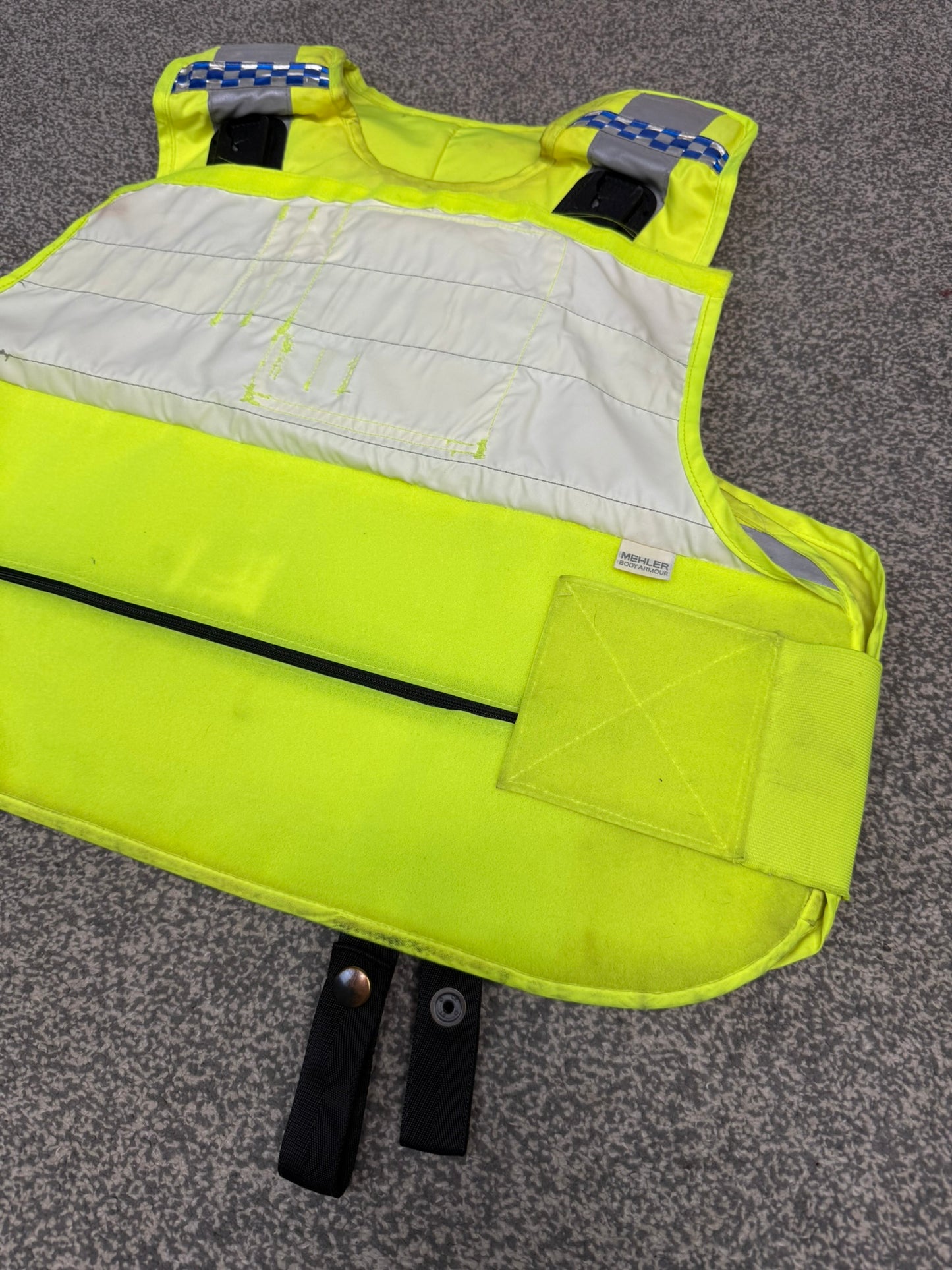 Ex Police Mehler Body Armour Stab Vest X LARGE Anti Stab & Ballistic HG1A & KR1
