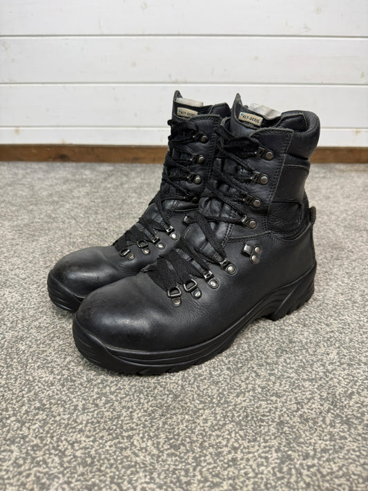 Altberg Peacekeeper P3 VS Black Leather Safety Combat Boots Size UK 9