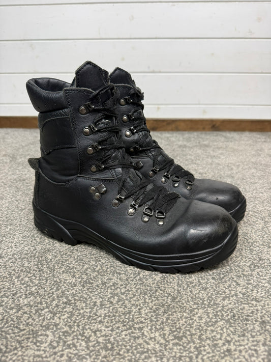 Altberg Peacekeeper P3 VS Black Leather Safety Combat Boots Size UK 9