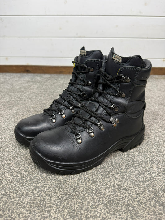 Altberg Peacekeeper P3 VS Black Leather Safety Combat Boots Size UK 5.5