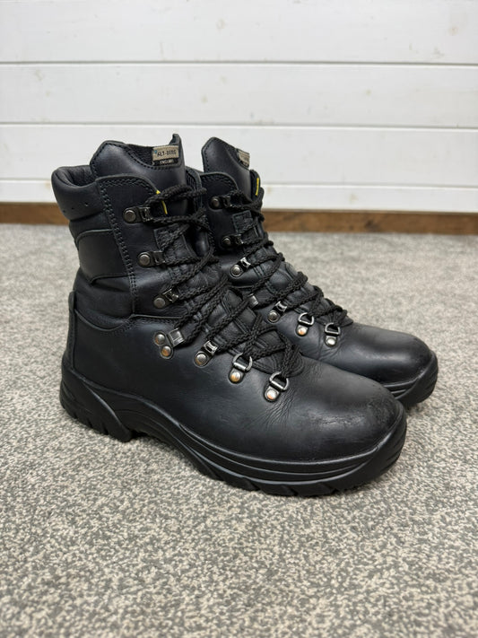 Altberg Peacekeeper P3 VS Black Leather Safety Combat Boots Size UK 5.5