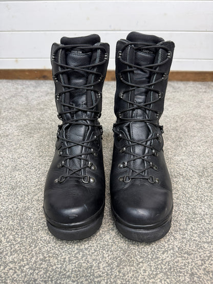 Altberg Sneeker Black Leather Safety Combat Boots Hiking Walking Size UK 8 Wide
