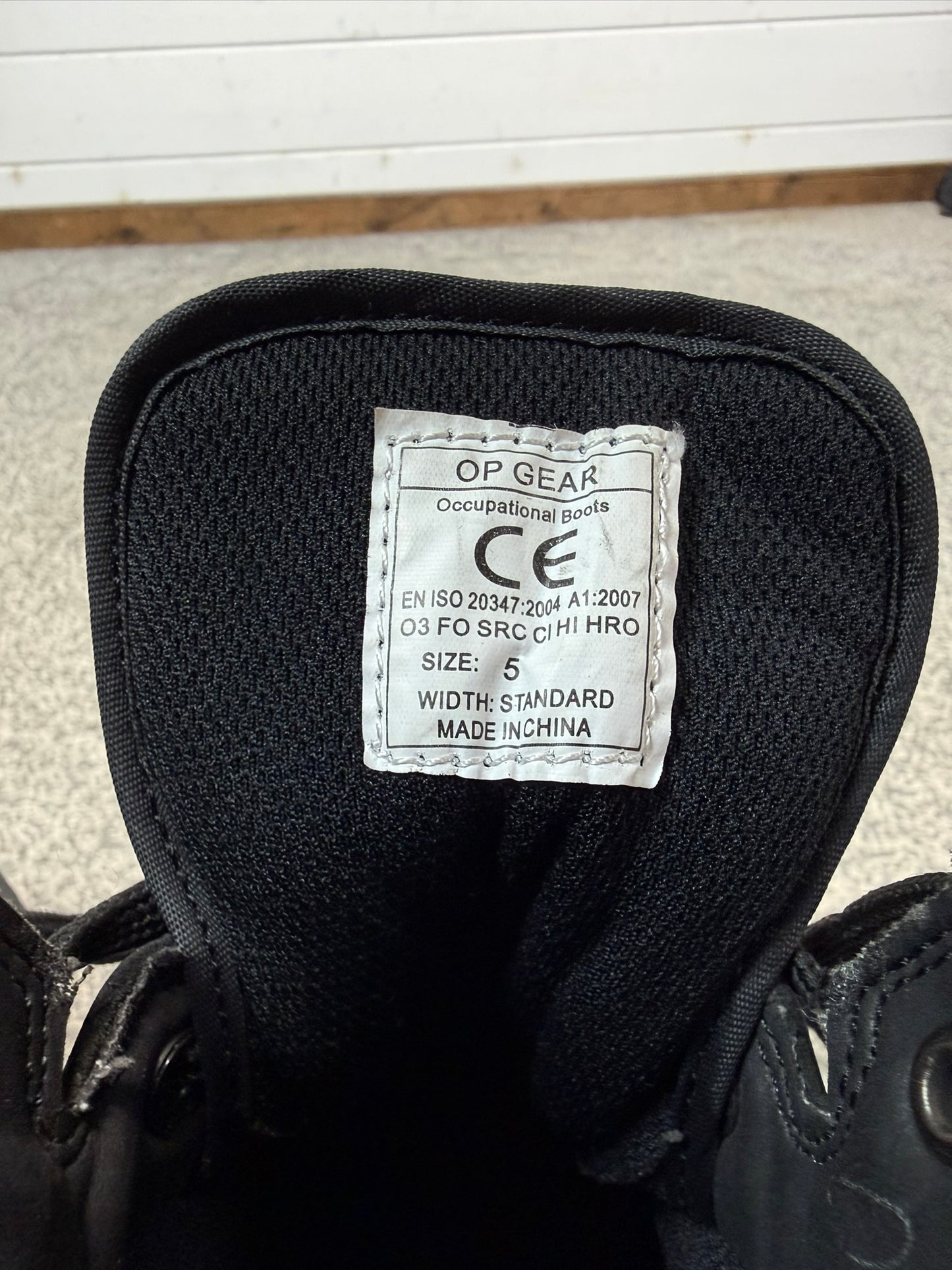 OPGEAR Occupational Safety Work Boots UK 5