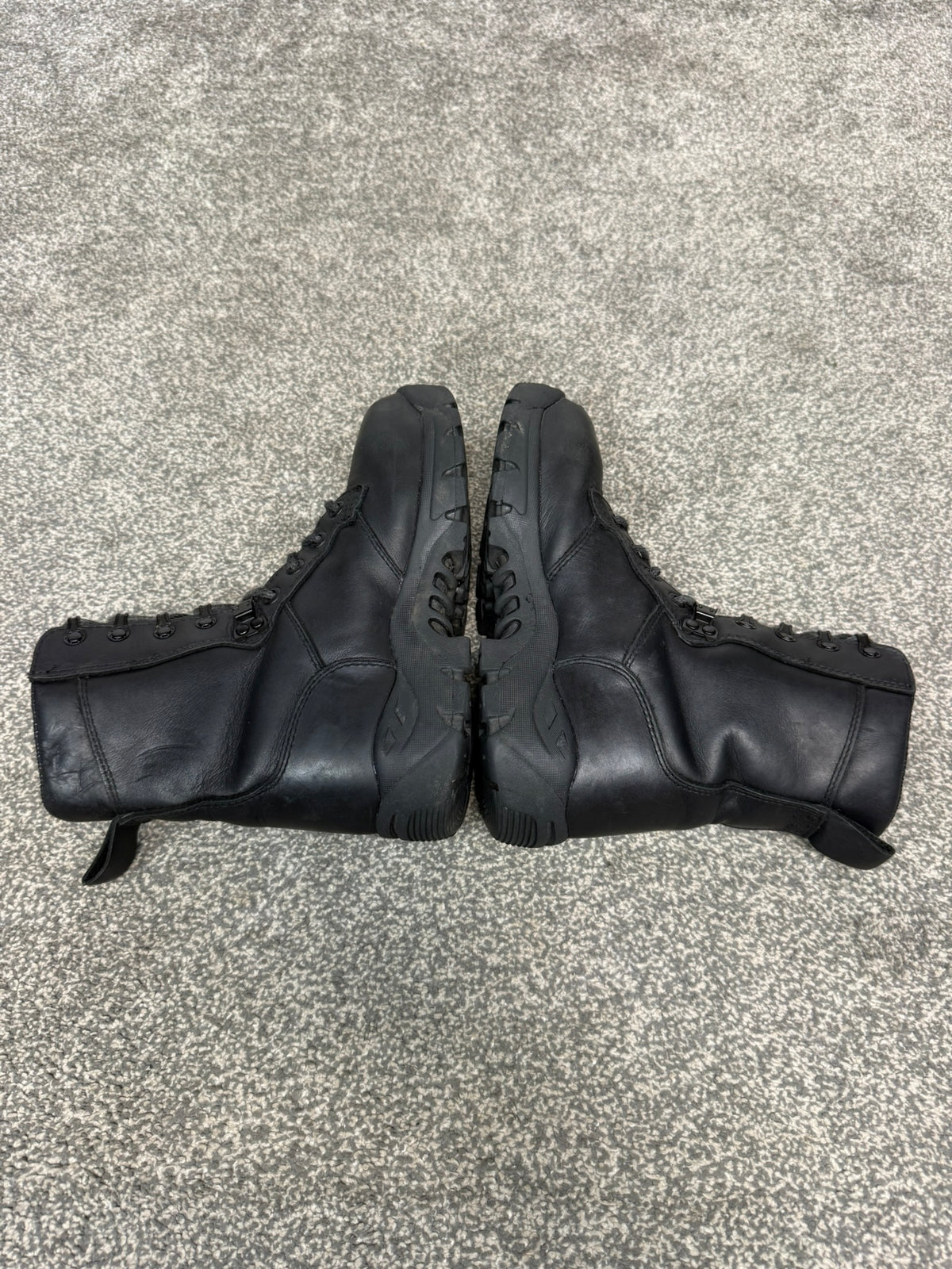 Ex Police Magnum Shield WPI Tactical Boots Black Leather UK 4 Security Work