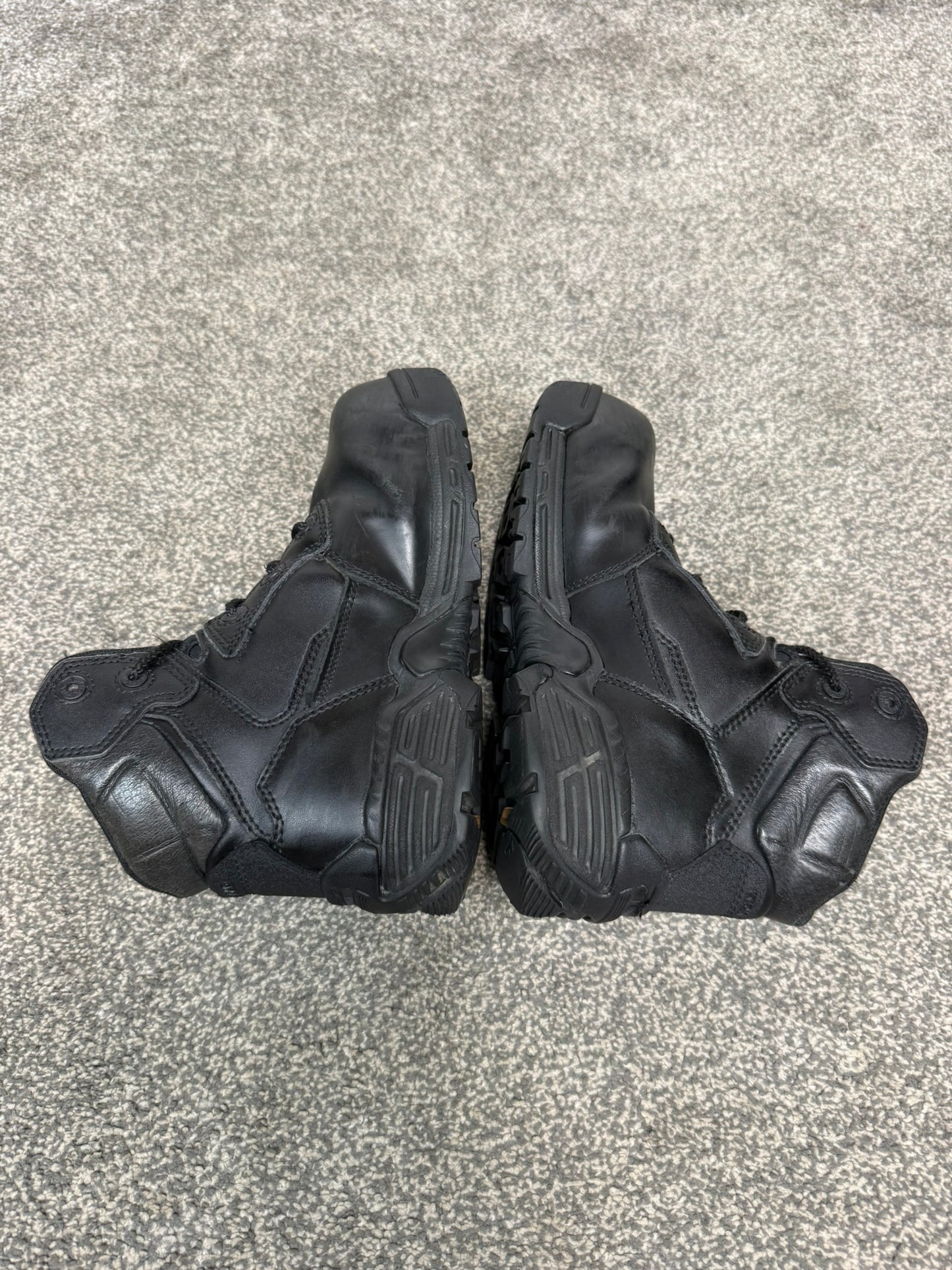 Ex Police Magnum Stealth Force 6.0 Combat Boots Black Leather UK 4 Security