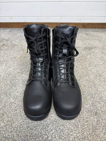 Magnum Elite Shield Met Black Leather Combat Boots UK 8 Ex Police Security Work
