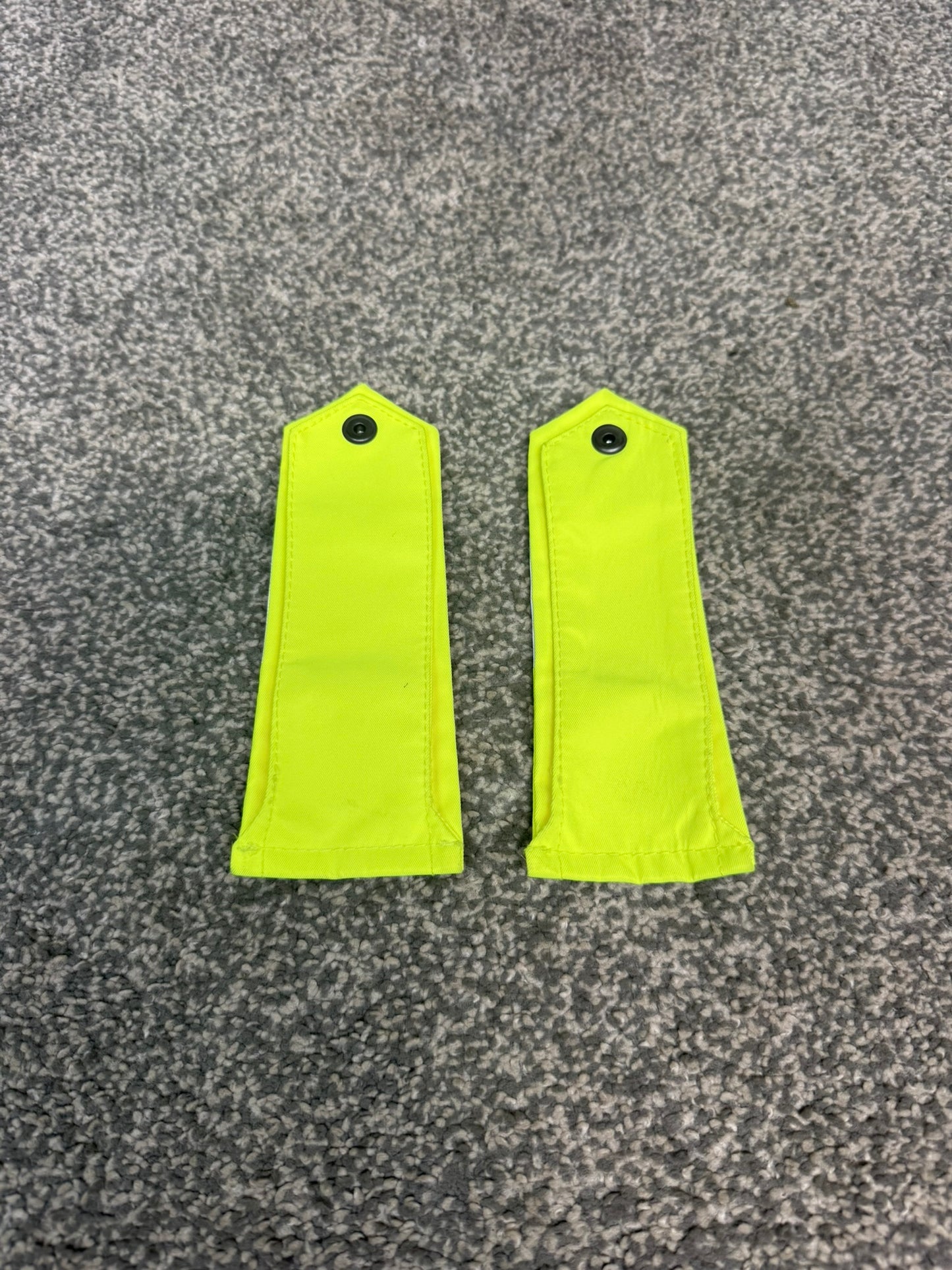Ex Police Hi-Vis Shoulder Epaulettes PAIR Prison Film Security Uniform