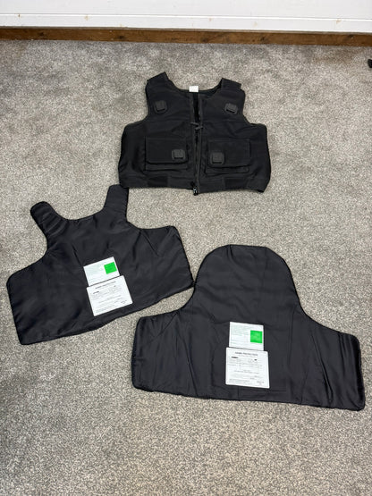 Ex Police Hawk Body Armour Stab Vest X LARGE Anti Stab & Ballistic HG1A & KR1 - VGC