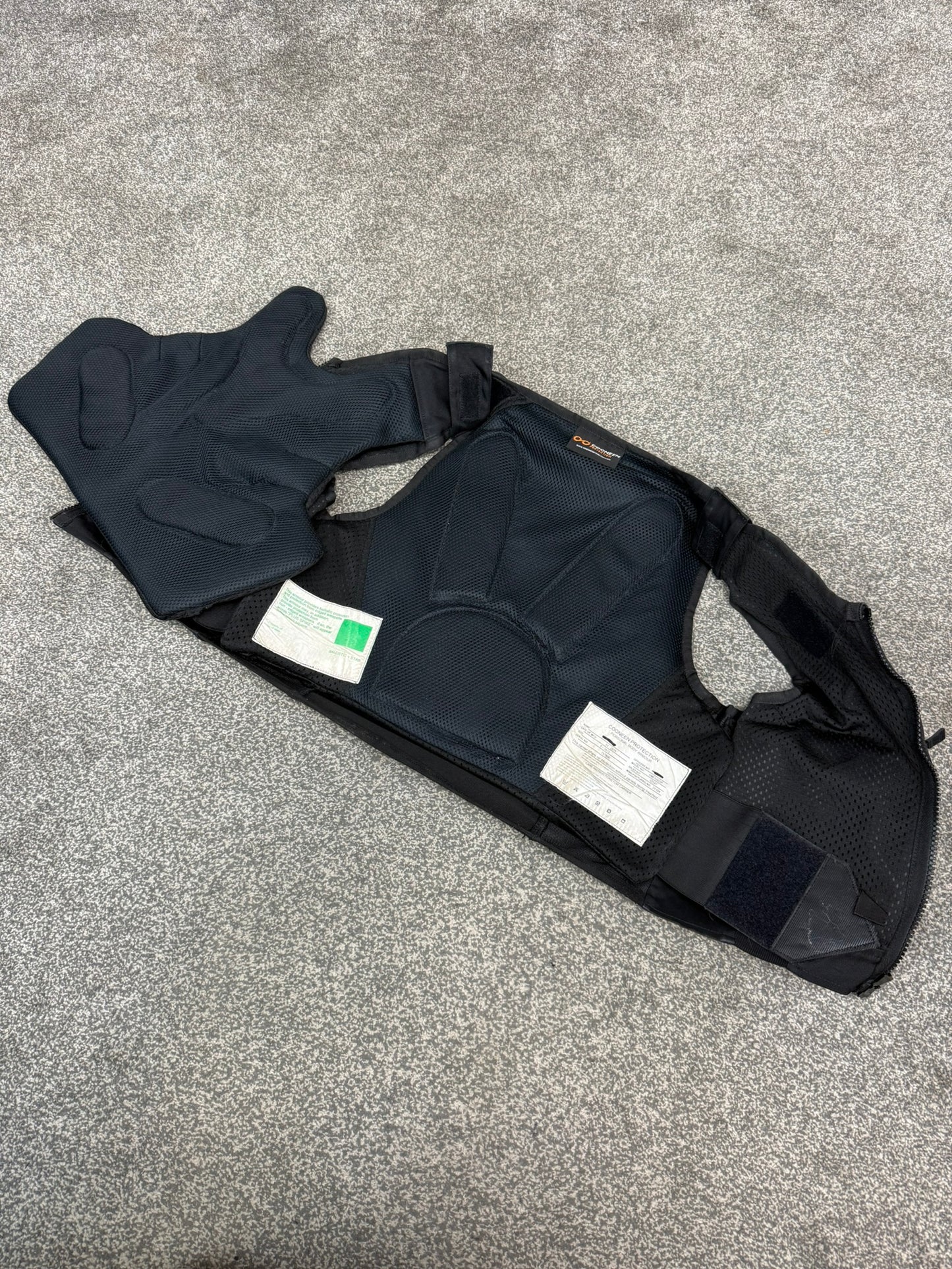 Ex Police Cooneen Body Armour Stab Vest SMALL Anti Stab & Ballistic HG1A & KR1 Security