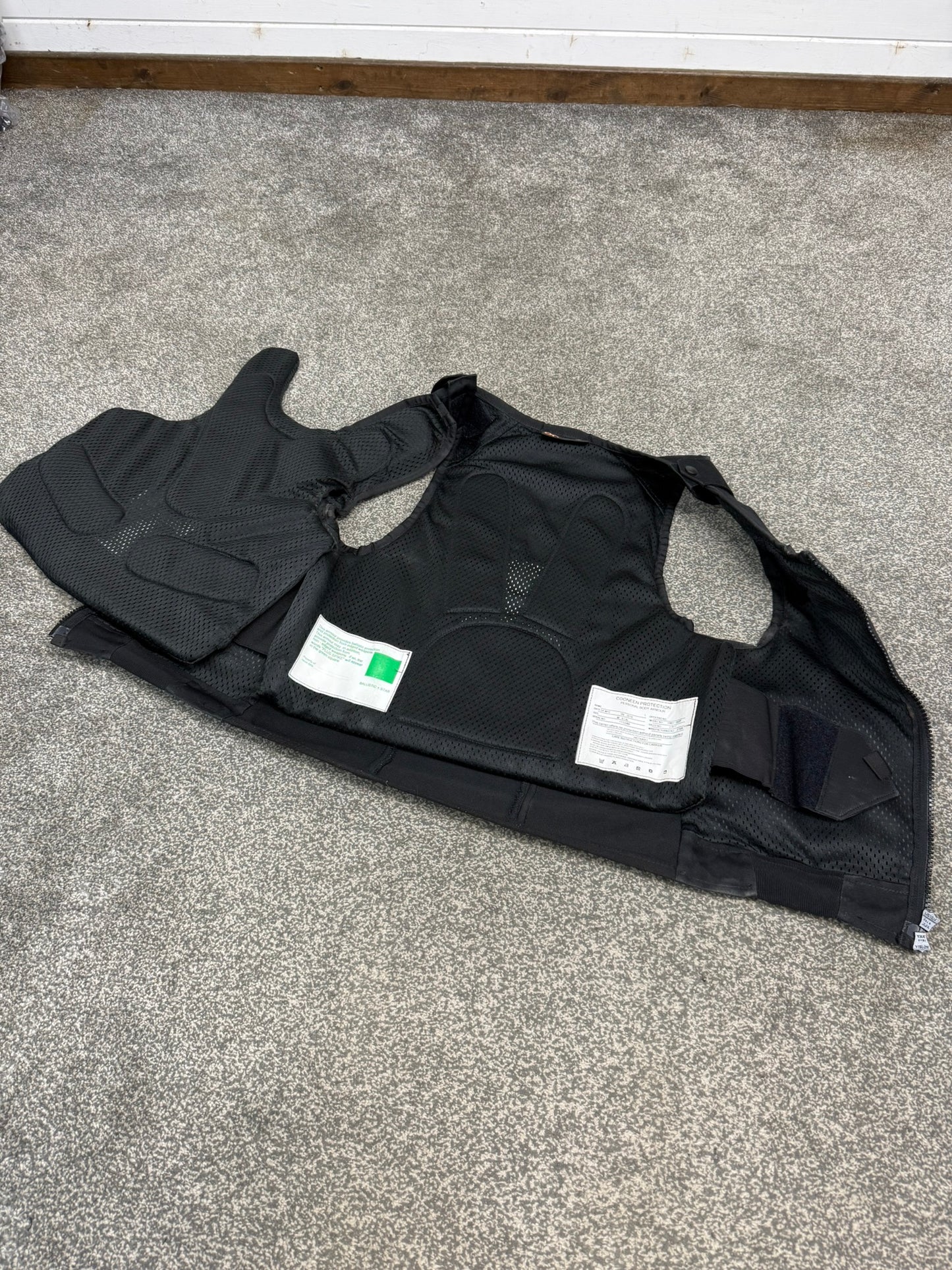 Ex Police Cooneen Body Armour Stab Vest SMALL Anti Stab & Ballistic HG1A & KR1 Security
