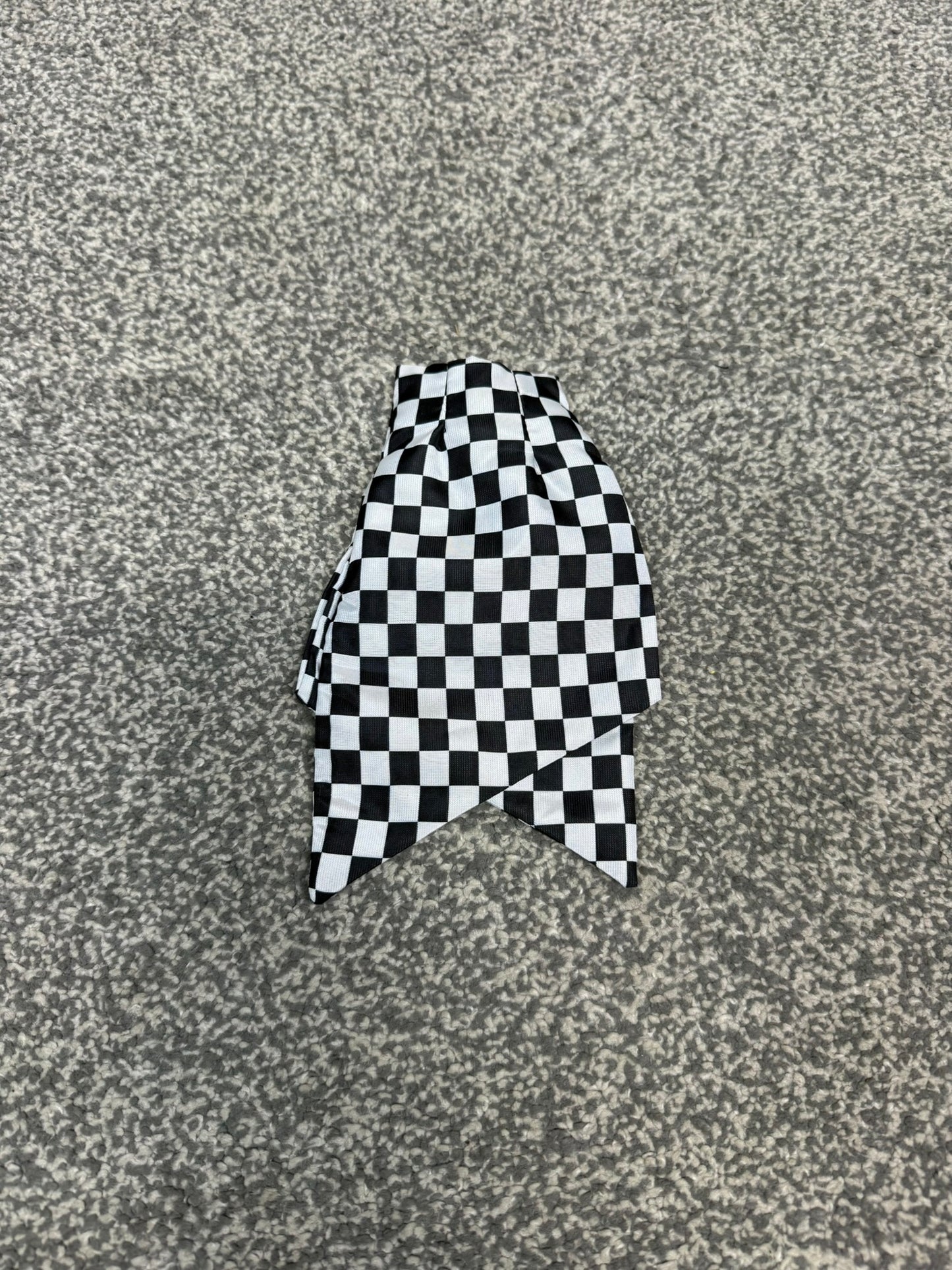 Ex Police WPC Chequered Cravat Tie Clip On Security Uniform Tie
