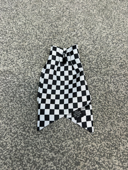 Ex Police WPC Chequered Cravat Tie Clip On Security Uniform Tie