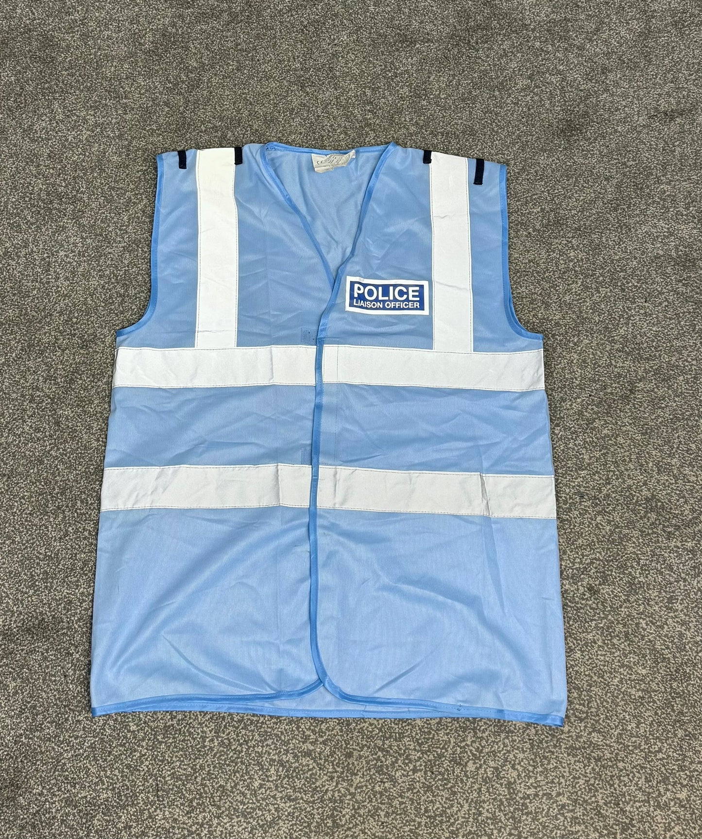 Ex Police Liaison Officer Hi-Vis Vest Collector Film TV Display