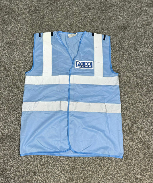 Ex Police Liaison Officer Hi-Vis Vest Collector Film TV Display