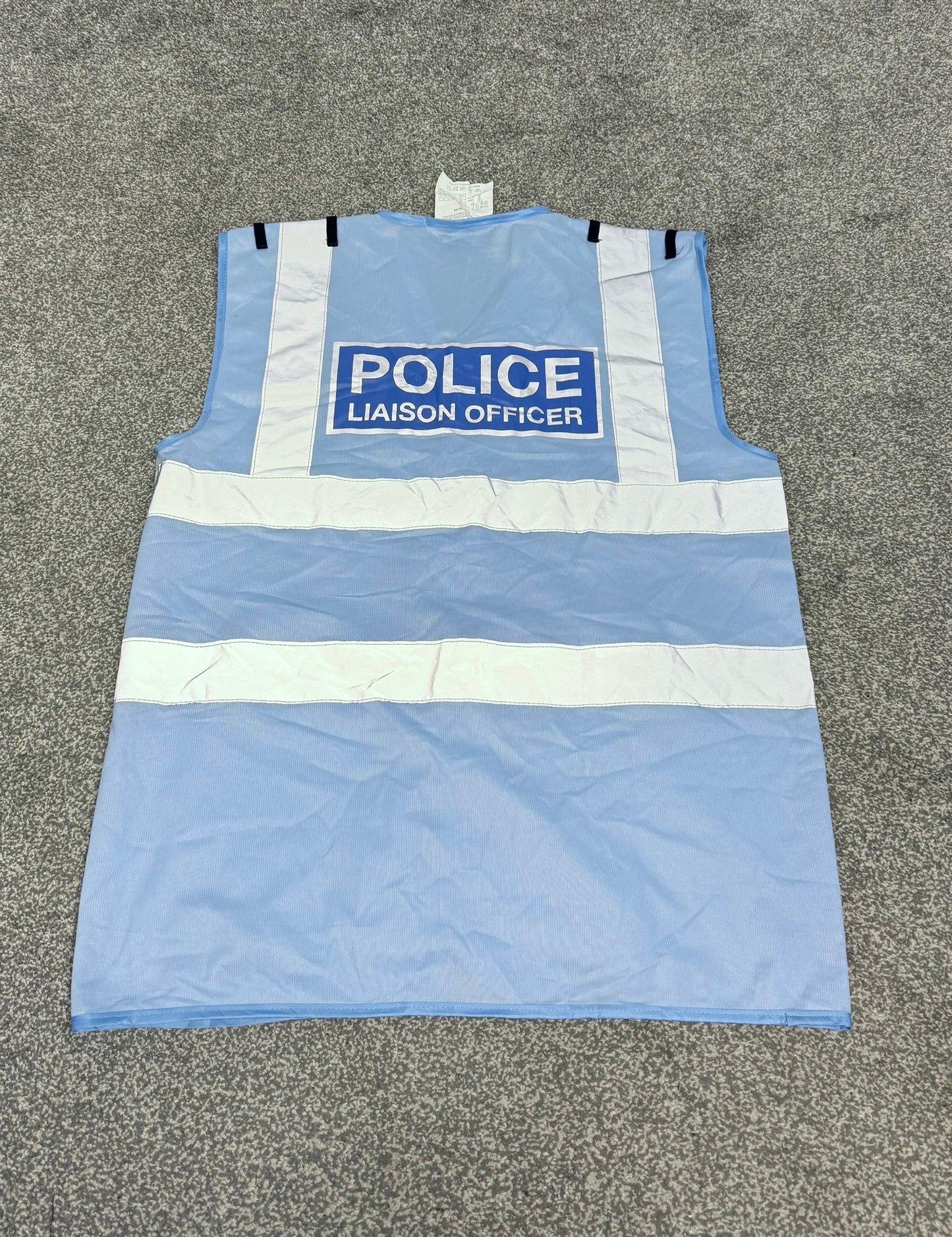 Ex Police Liaison Officer Hi-Vis Vest Collector Film TV Display
