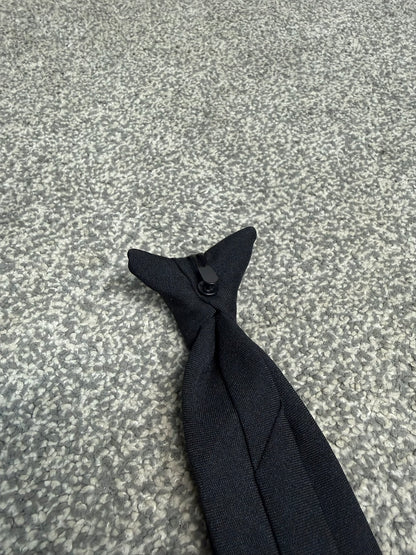 Ex Police Black Clip On Tie Polyester Full Length Single or Bundles SIA Security Uniform