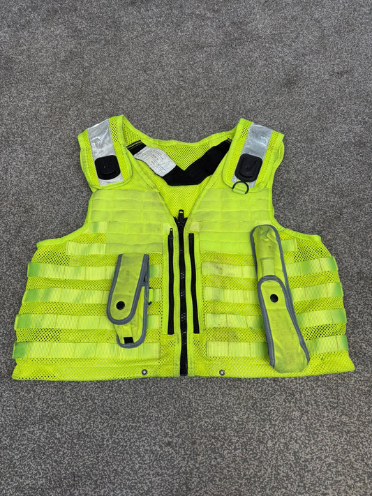 Safariland Hi-Vis MOLLE Vest & Pouches Tactical Utility Security Vest Ex Police - XL