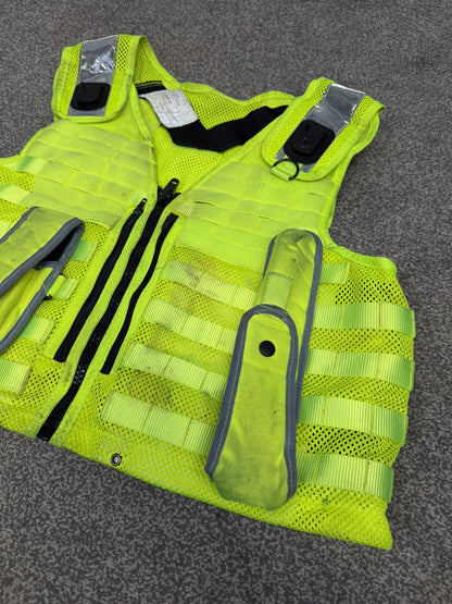 Safariland Hi-Vis MOLLE Vest & Pouches Tactical Utility Security Vest Ex Police - XL