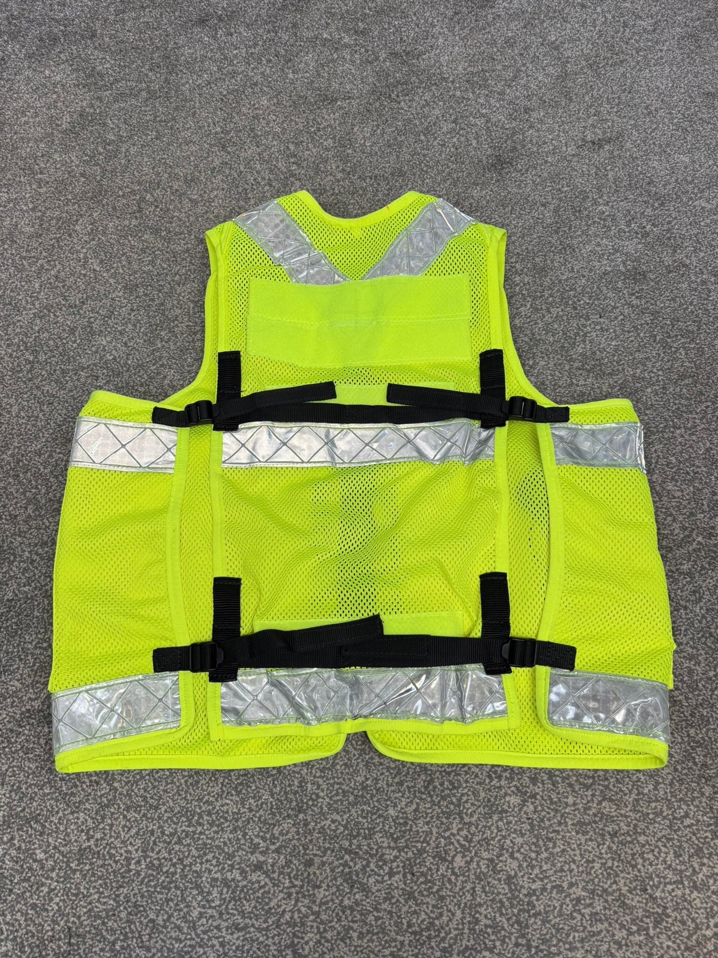 Ex Police Hi Vis Utility Tac Vest Large Security Patrol Equipment Vest Marshall