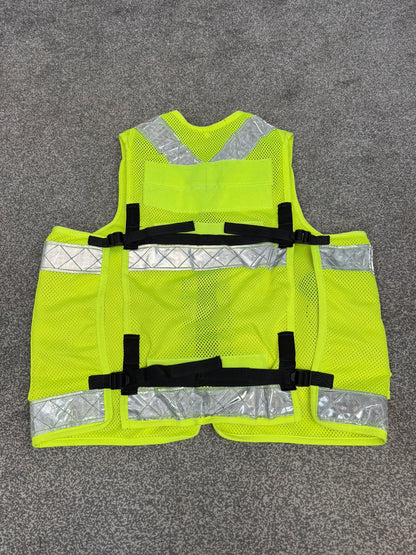 Ex Police Hi Vis Utility Tac Vest Large Security Patrol Equipment Vest Marshall