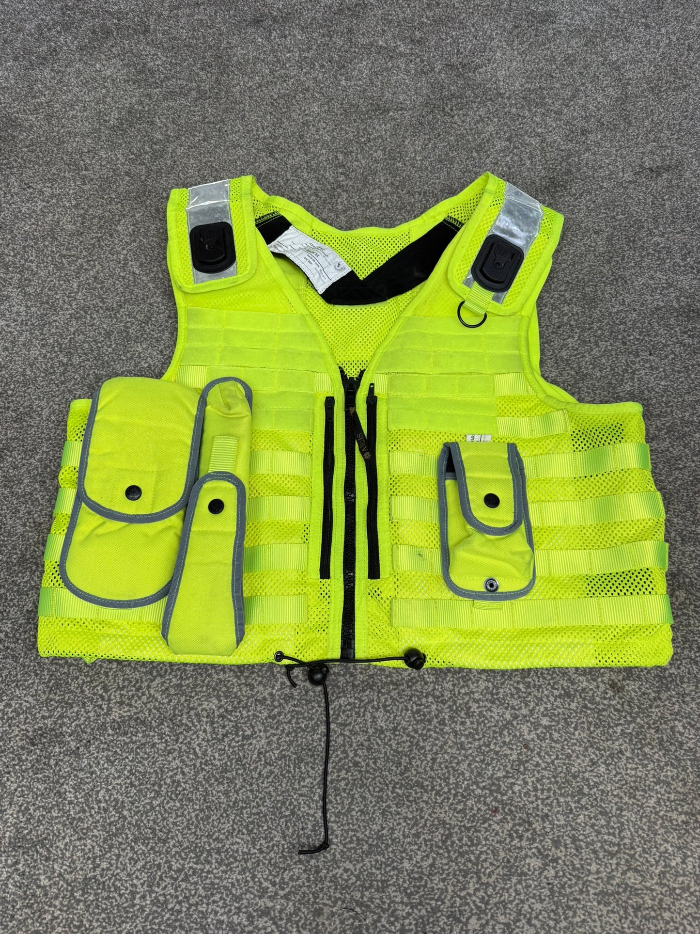 Safariland Hi-Vis MOLLE Vest & Pouches Tactical Utility Security Vest Ex Police - XL