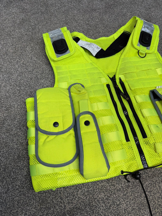 Safariland Hi-Vis MOLLE Vest & Pouches Tactical Utility Security Vest Ex Police - XL