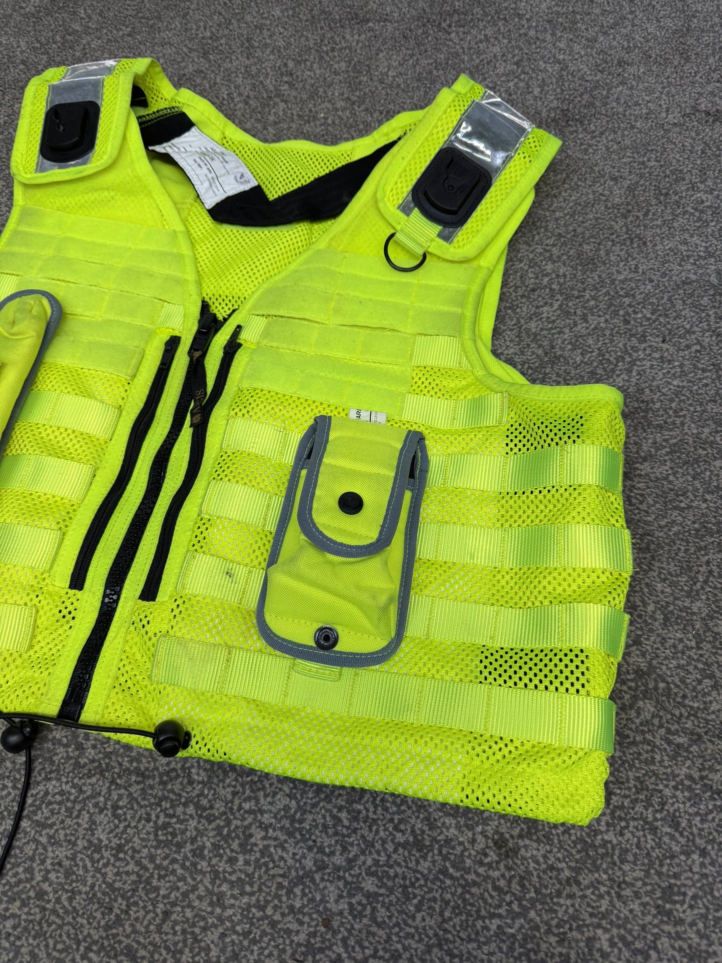 Safariland Hi-Vis MOLLE Vest & Pouches Tactical Utility Security Vest Ex Police - XL