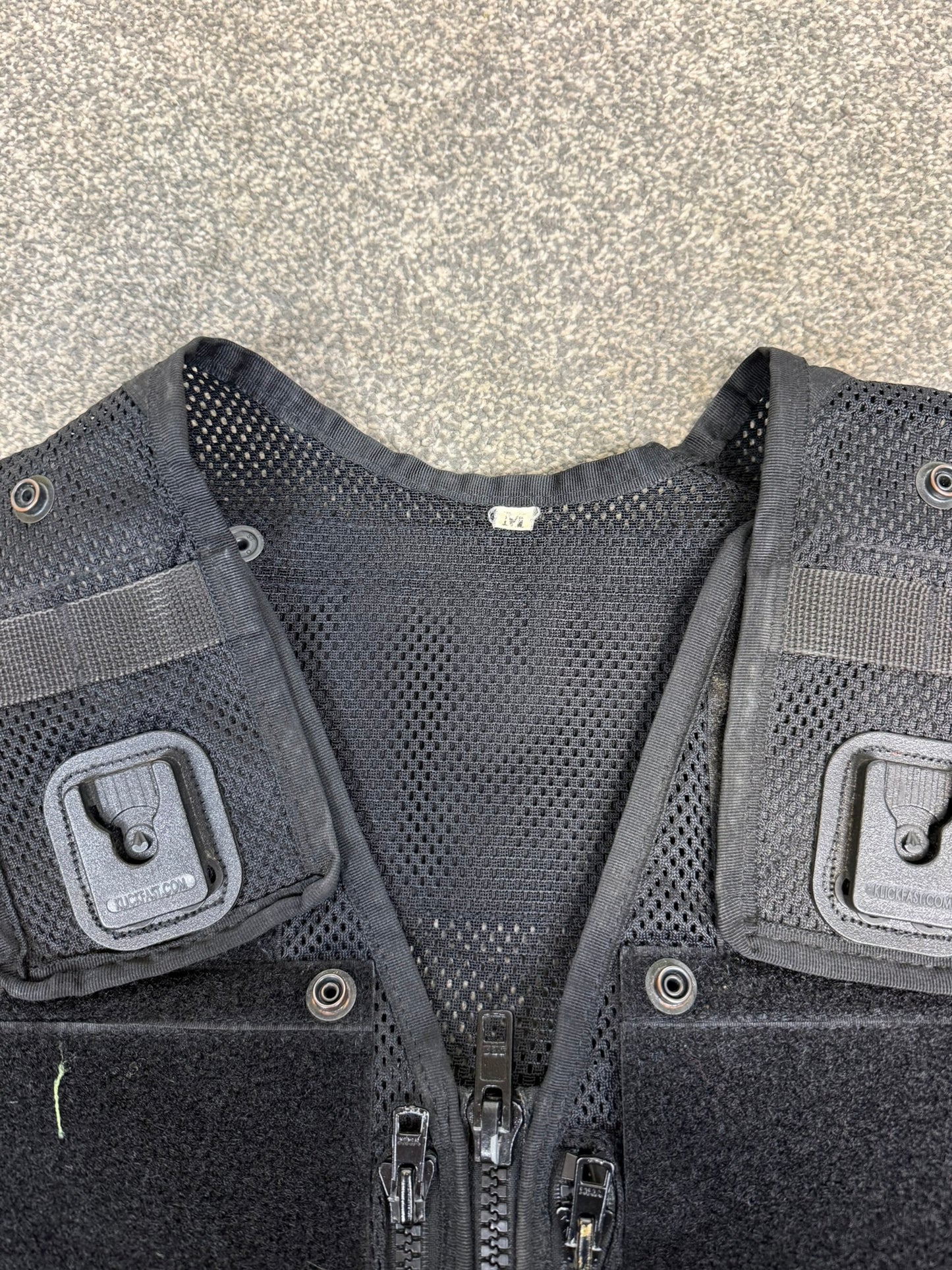 Ex Police Black Arktis Taser Vest Utility Tac Vest MEDIUM Airsoft Security