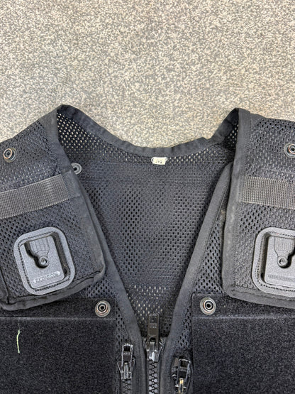 Ex Police Black Arktis Taser Vest Utility Tac Vest MEDIUM Airsoft Security