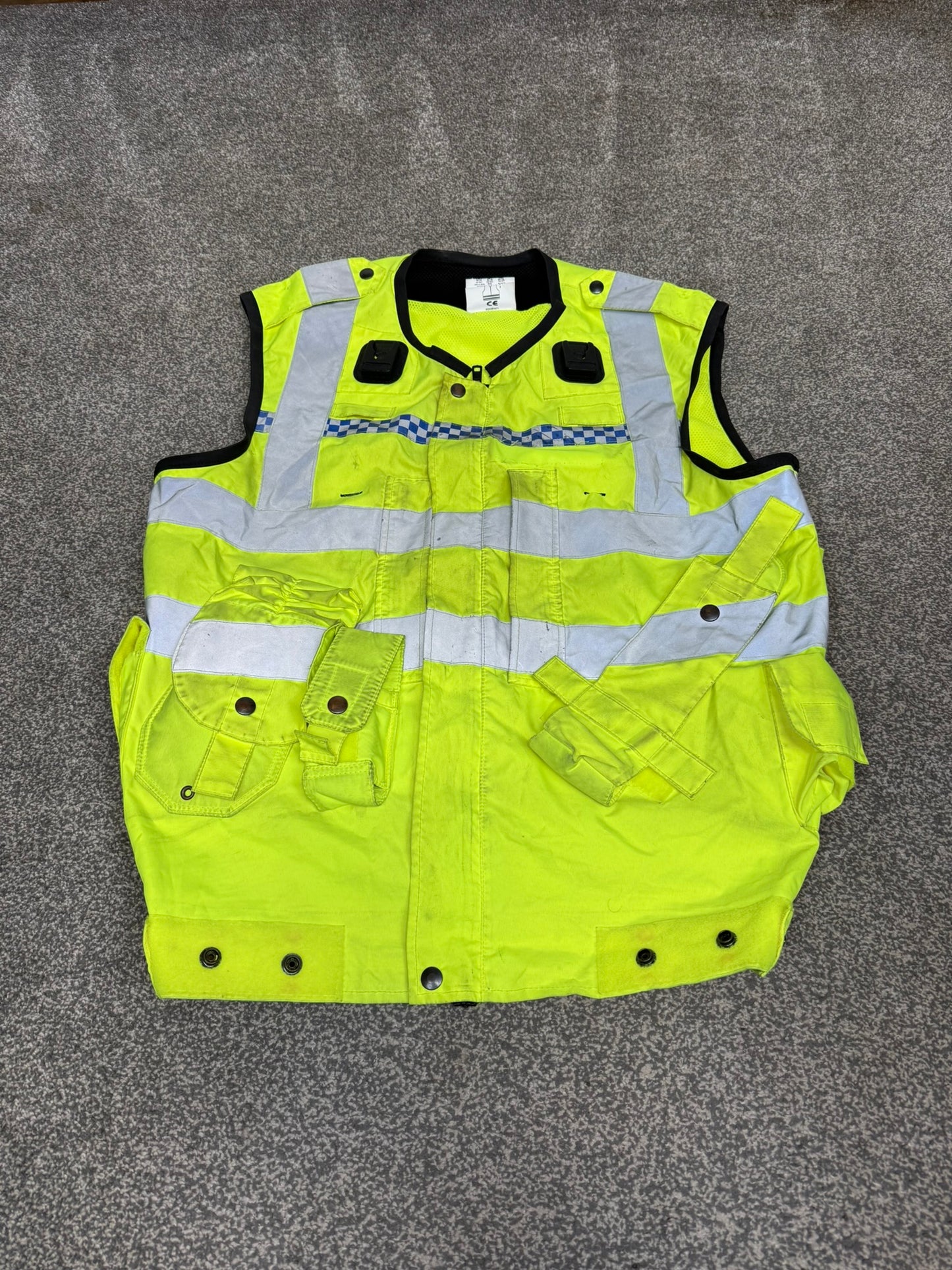 Ex Police Hi Vis Utility Vest Equipment Vest Gilet Security Patrol Recovery Model 232
