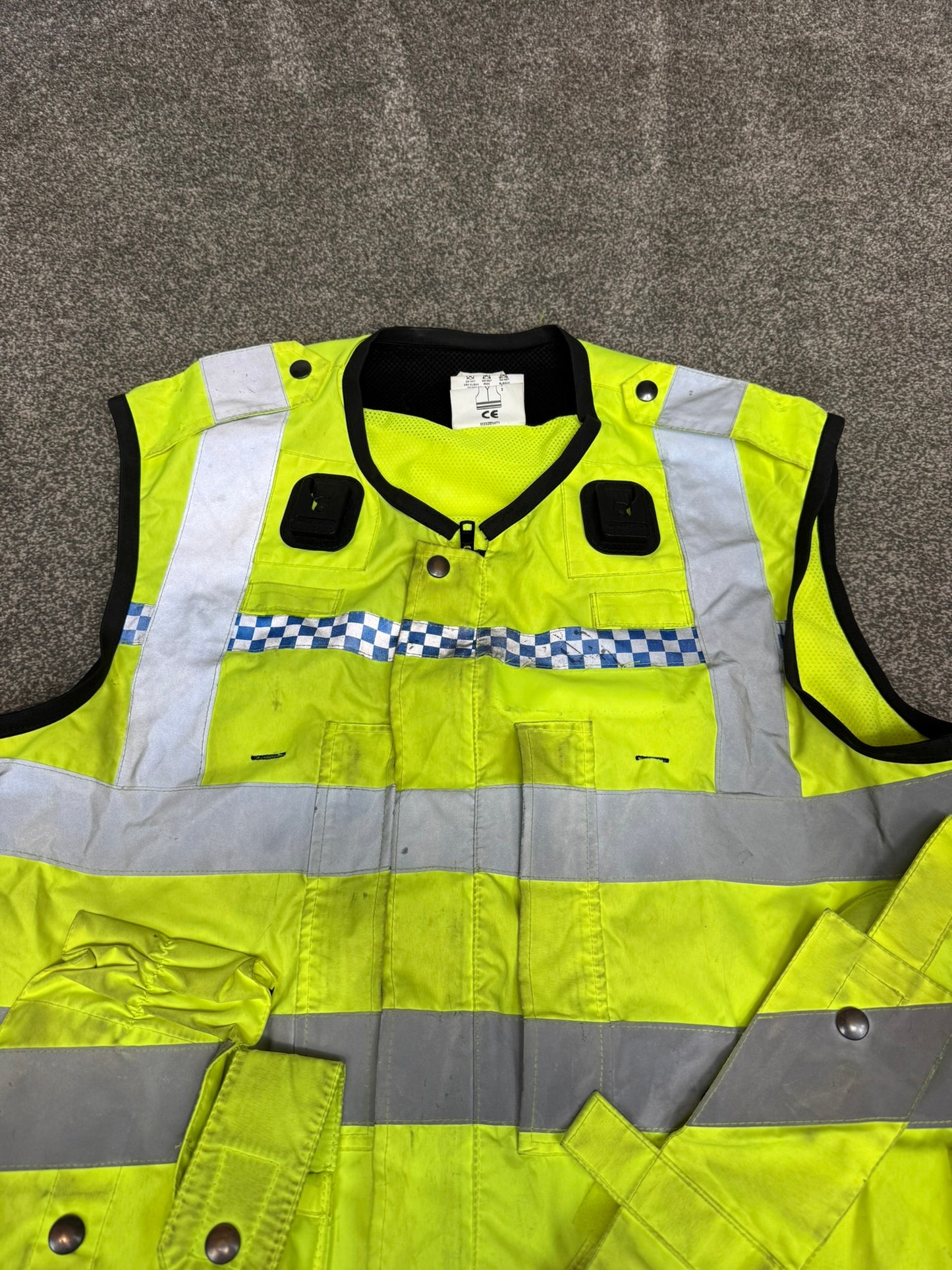 Ex Police Hi Vis Utility Vest Equipment Vest Gilet Security Patrol Recovery Model 232