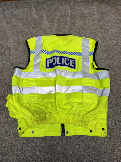 Ex Police Hi Vis Utility Vest Equipment Vest Gilet Model 232 BADGED - X Large
