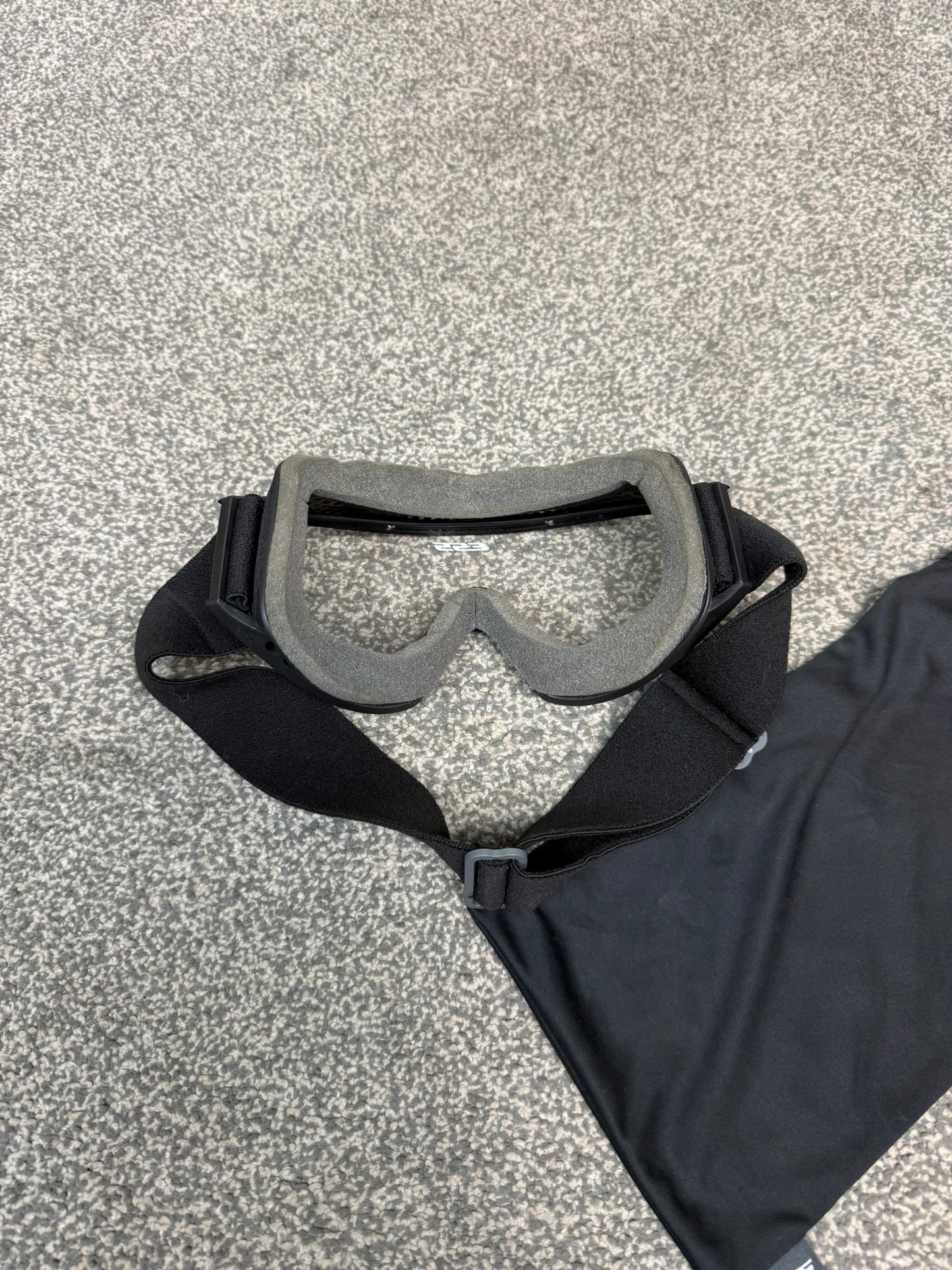 Ex Police ESS Striker Tactical XT Black Goggles & Bag Paintball Airsoft