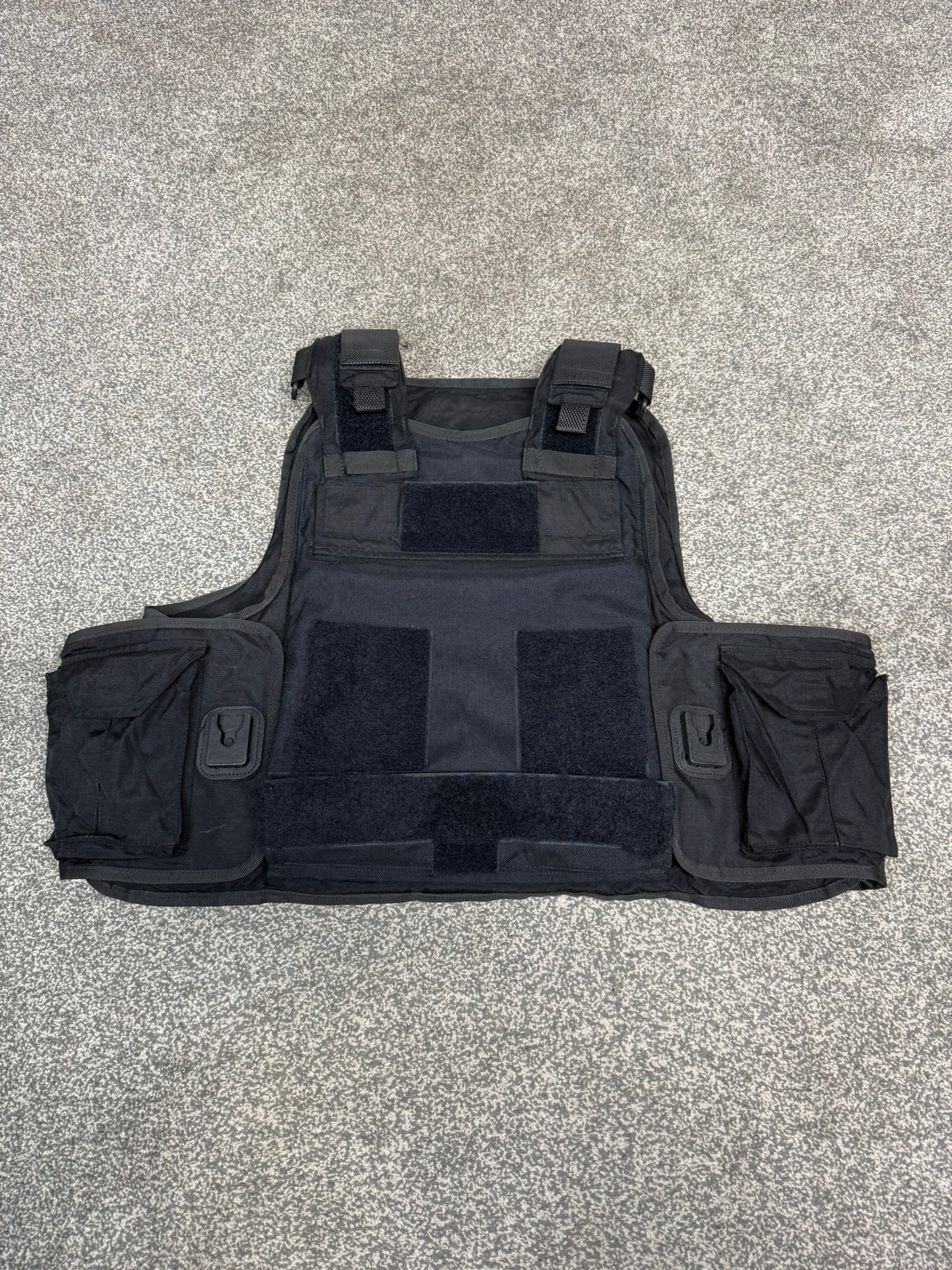 Ex Police Body Armour Cover Plate Carrier Vest L-XL Security Tactical Airsoft Paintball