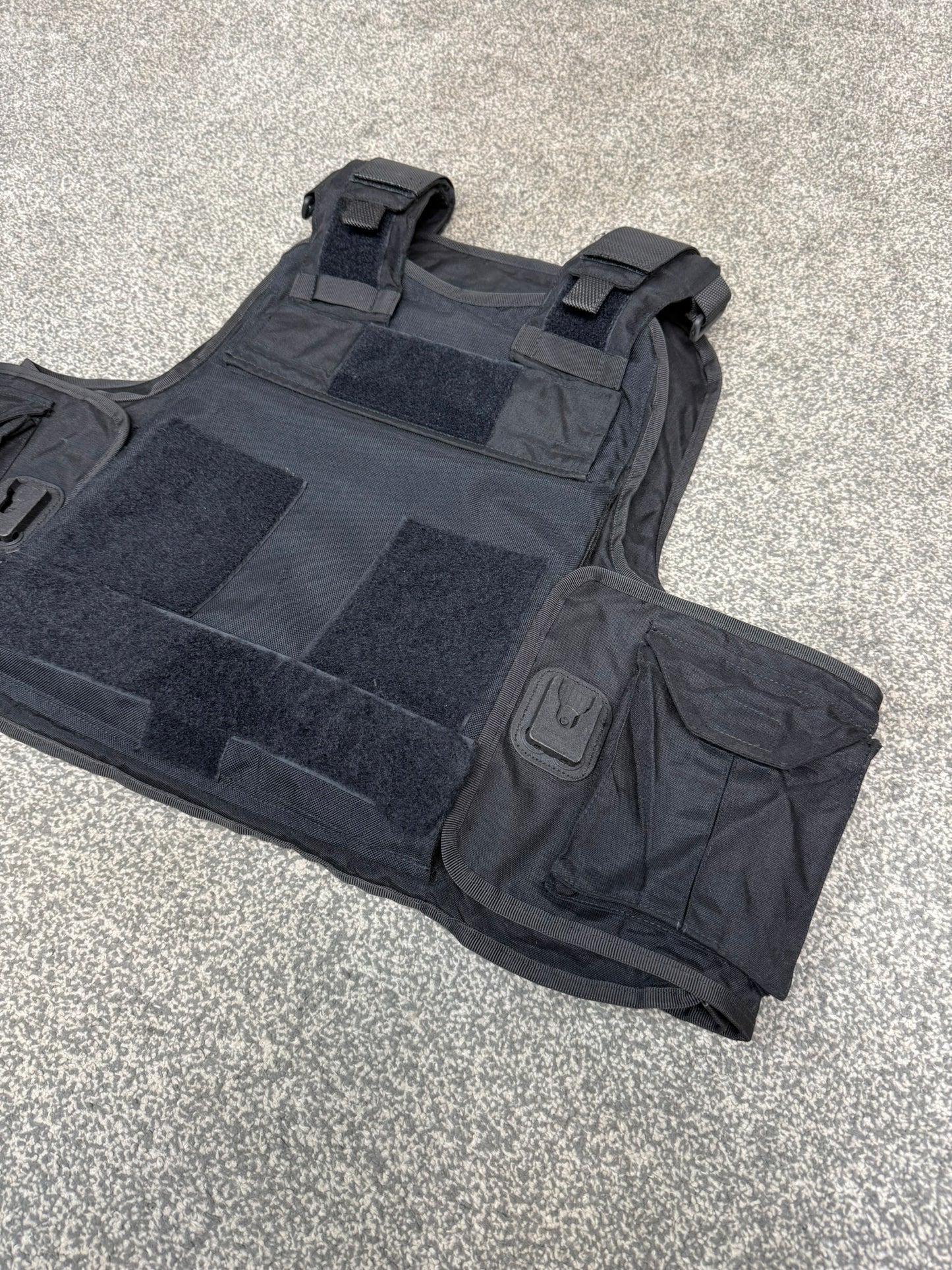 Ex Police Body Armour Cover Plate Carrier Vest L-XL Security Tactical Airsoft Paintball