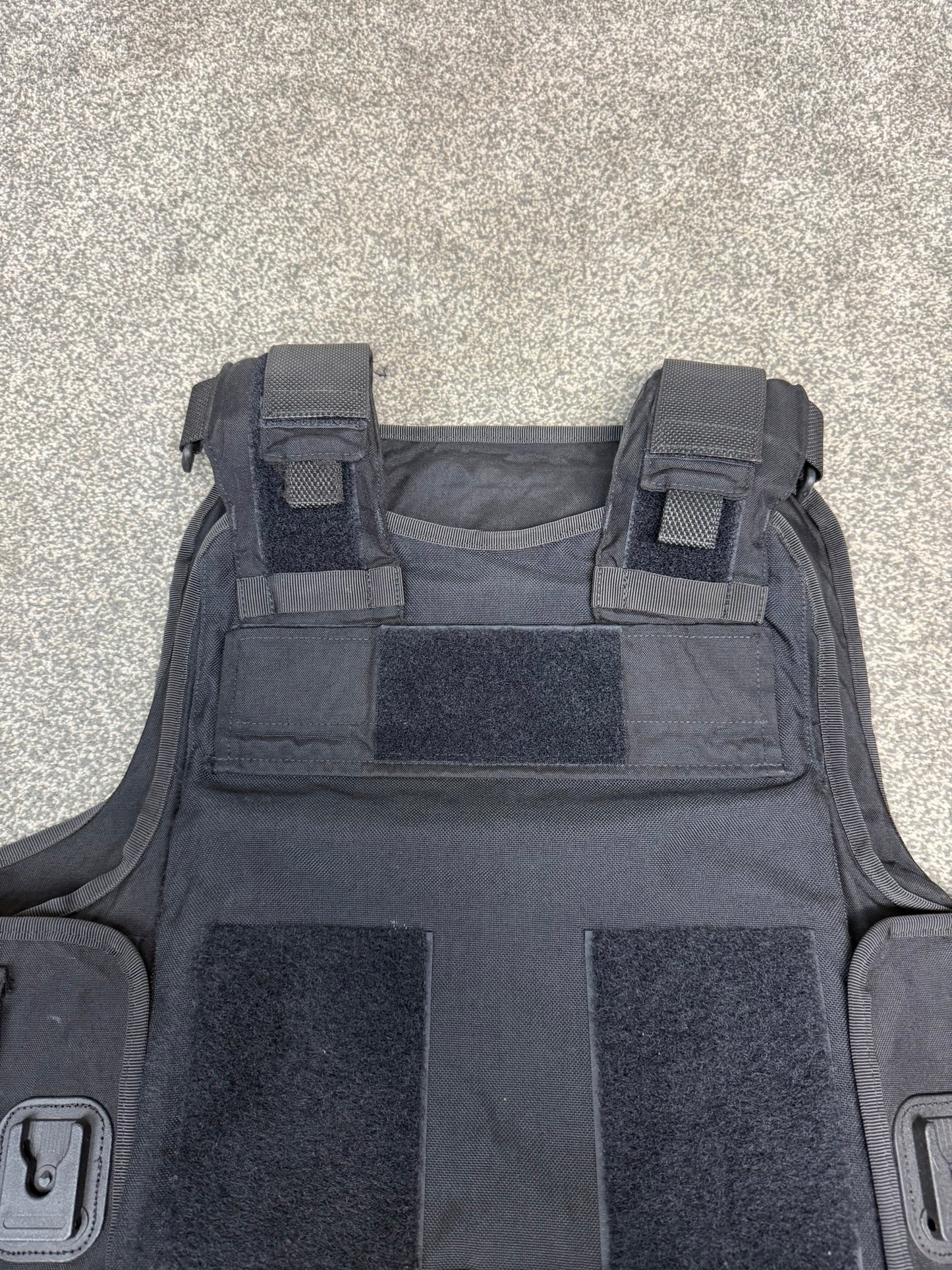 Ex Police Body Armour Cover Plate Carrier Vest L-XL Security Tactical Airsoft Paintball