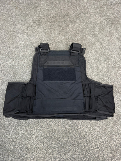 Ex Police Body Armour Cover Plate Carrier Vest L-XL Security Tactical Airsoft Paintball